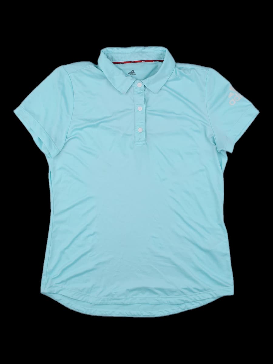 아디다스 반팔 카라티 - 스카이블루