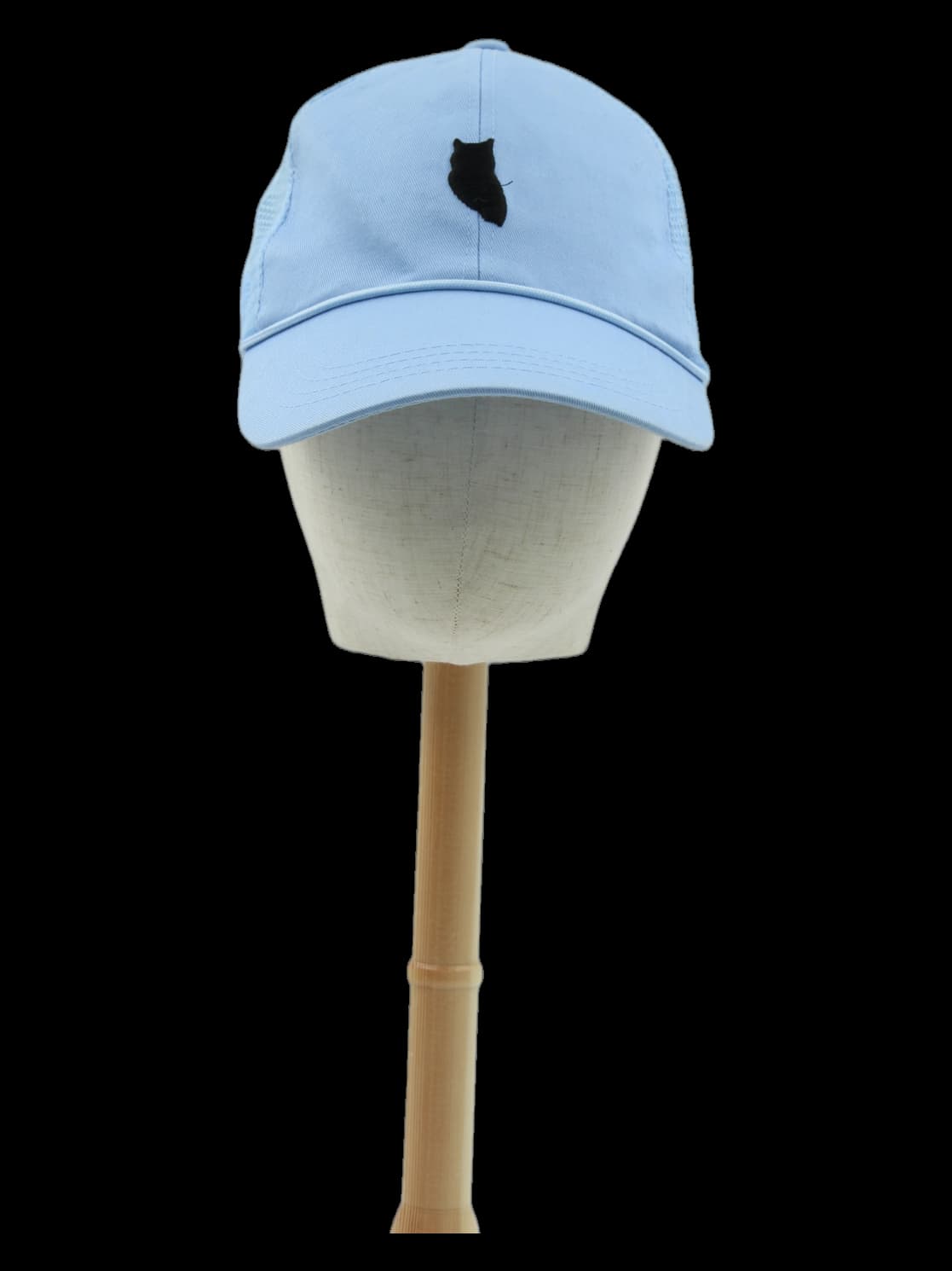 블루 자수 메쉬 캡