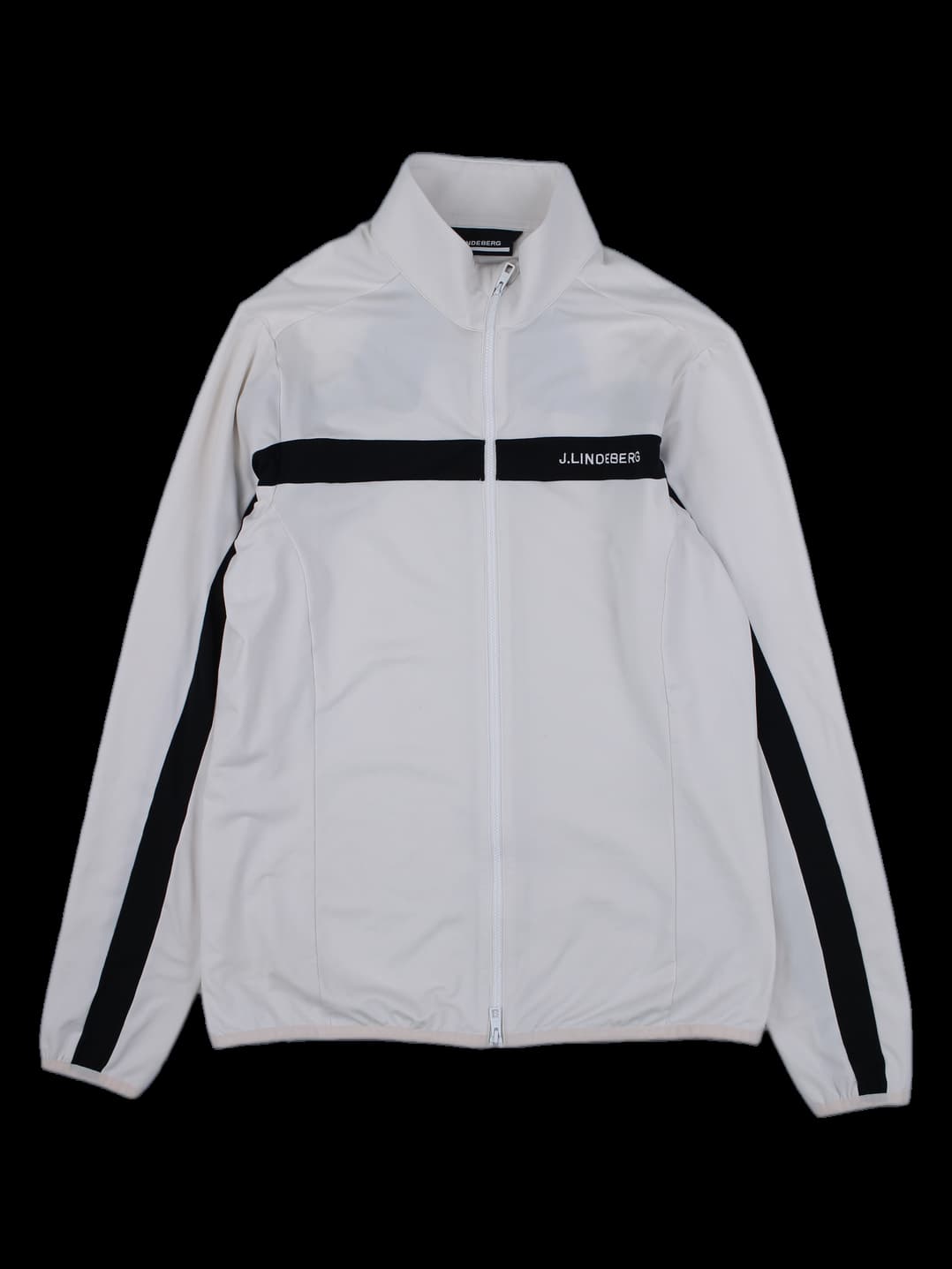 제이린드버그 남성 컬러 블럭 지퍼 스탠드 칼라 자켓