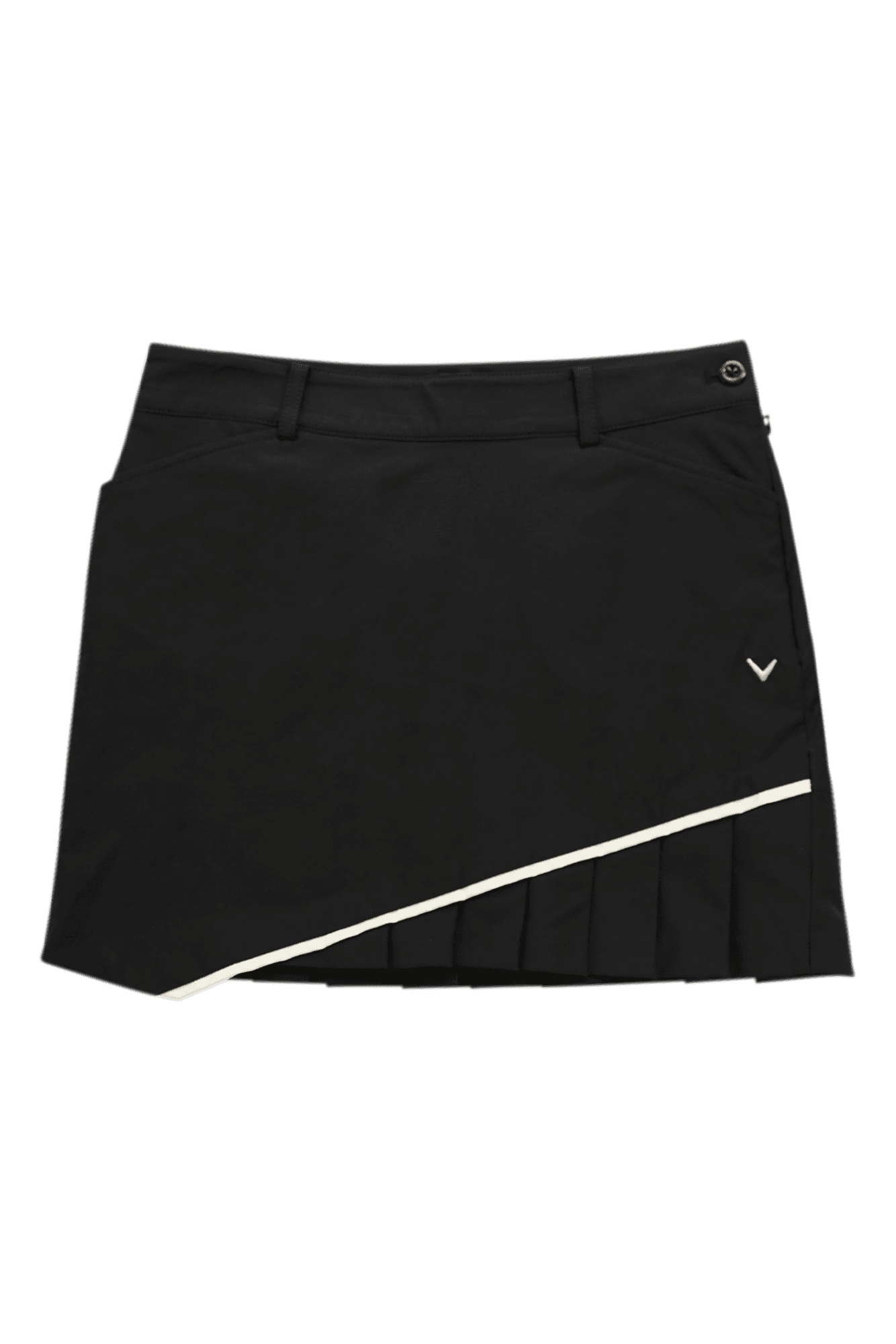 밑단 플리츠 스커트