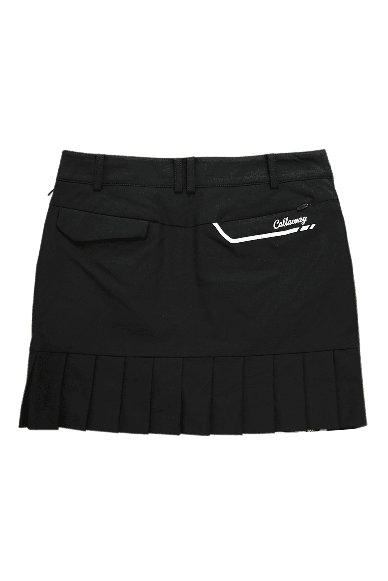 밑단 플리츠 스커트