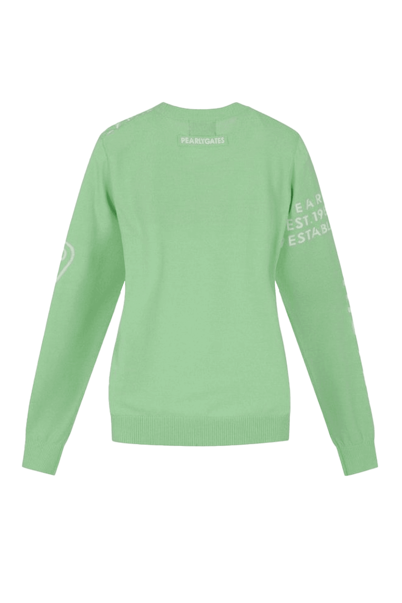 언발 로고 레터링 니트