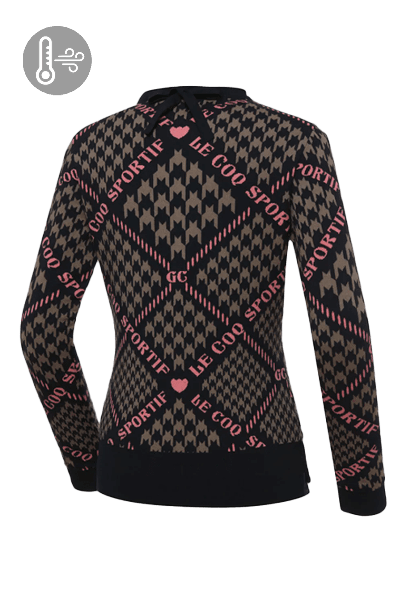 방풍 하운드투스 스웨터