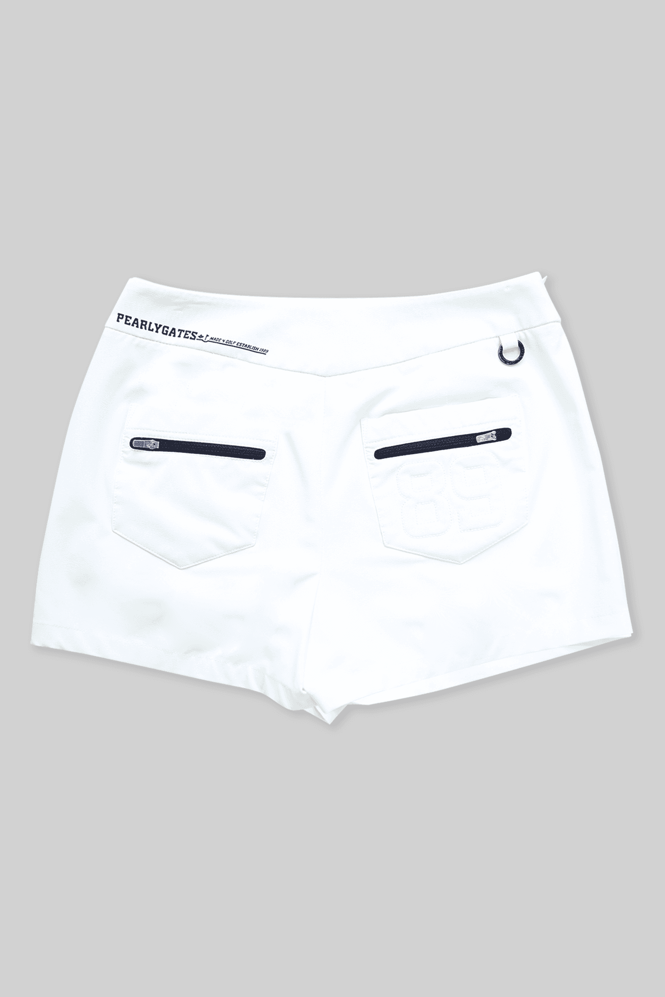 밑단 배색 스커트팬츠