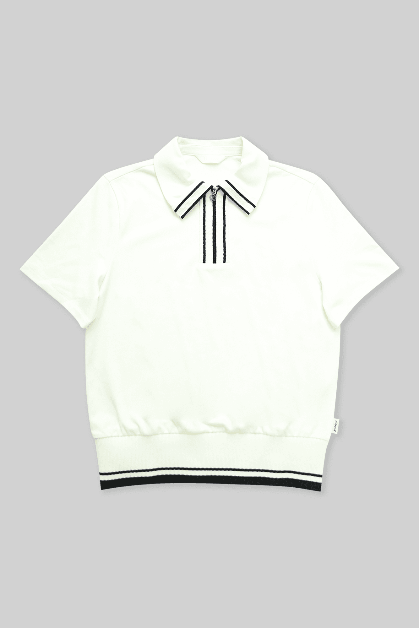 반집업 반팔 티셔츠