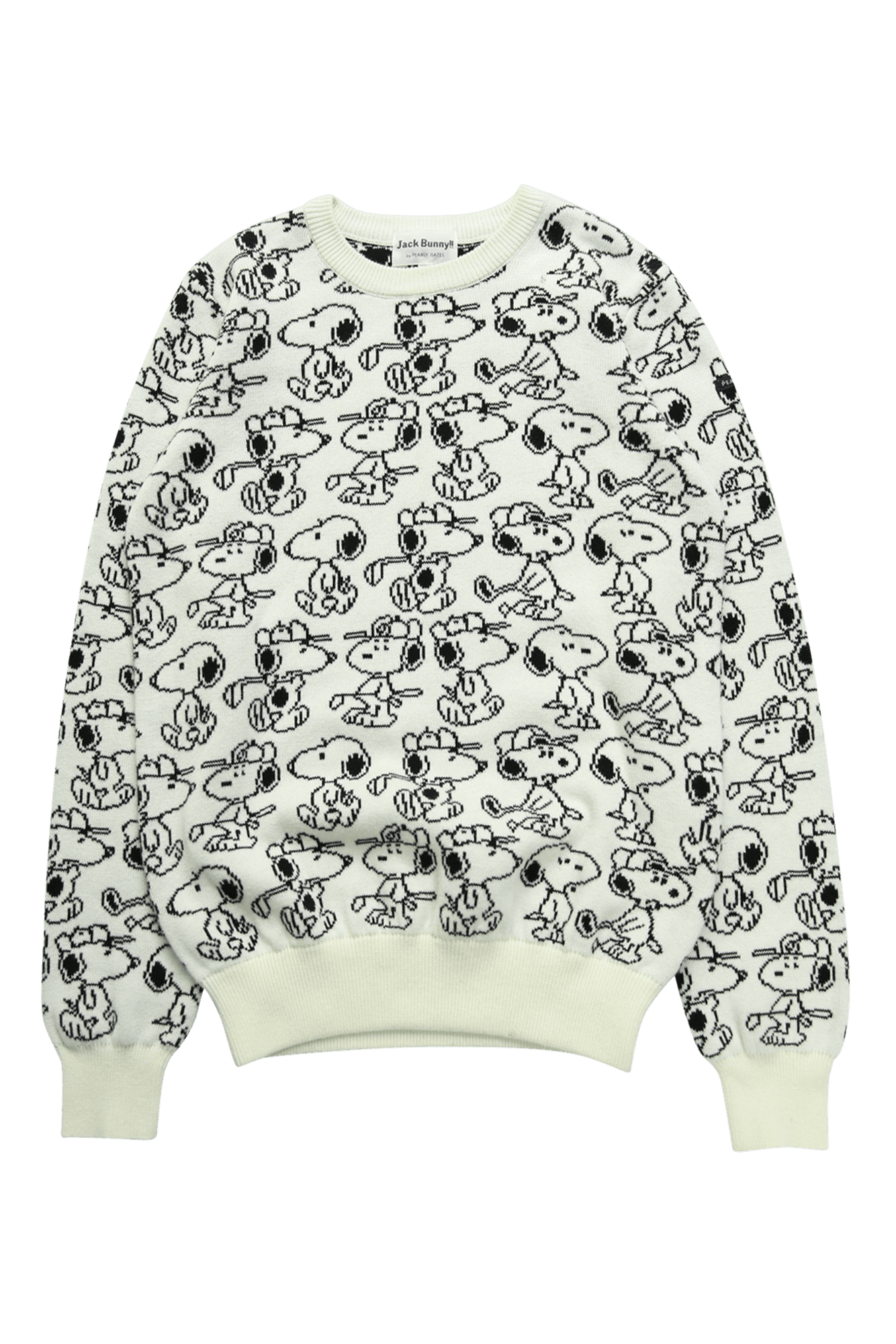 골프 스누피 패턴 스웨터