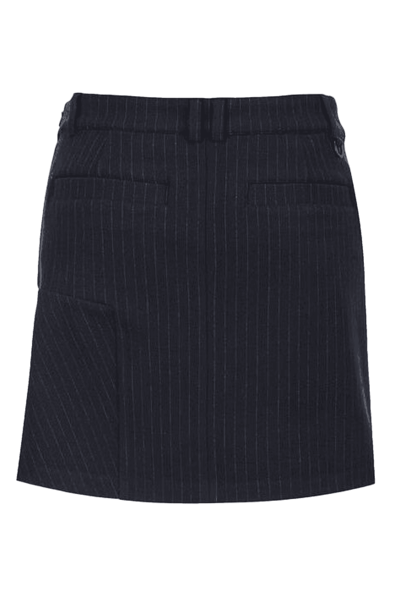 맥스 스윙 스트라이프 부분 플레어 스커트