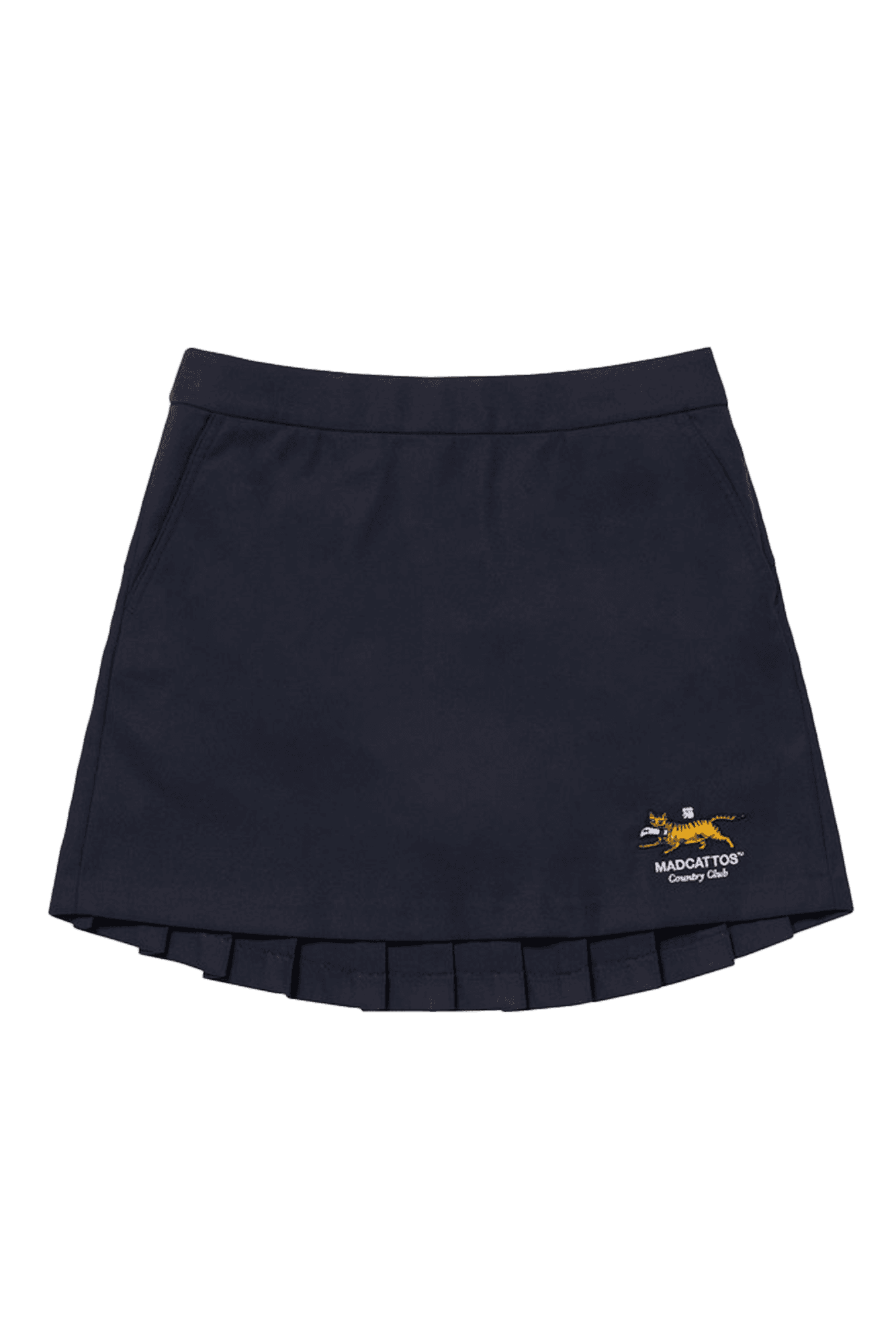 미고 로고 자수 스커트