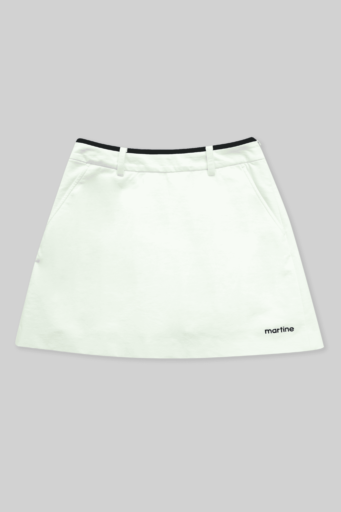 뒤포켓 A라인 스커트