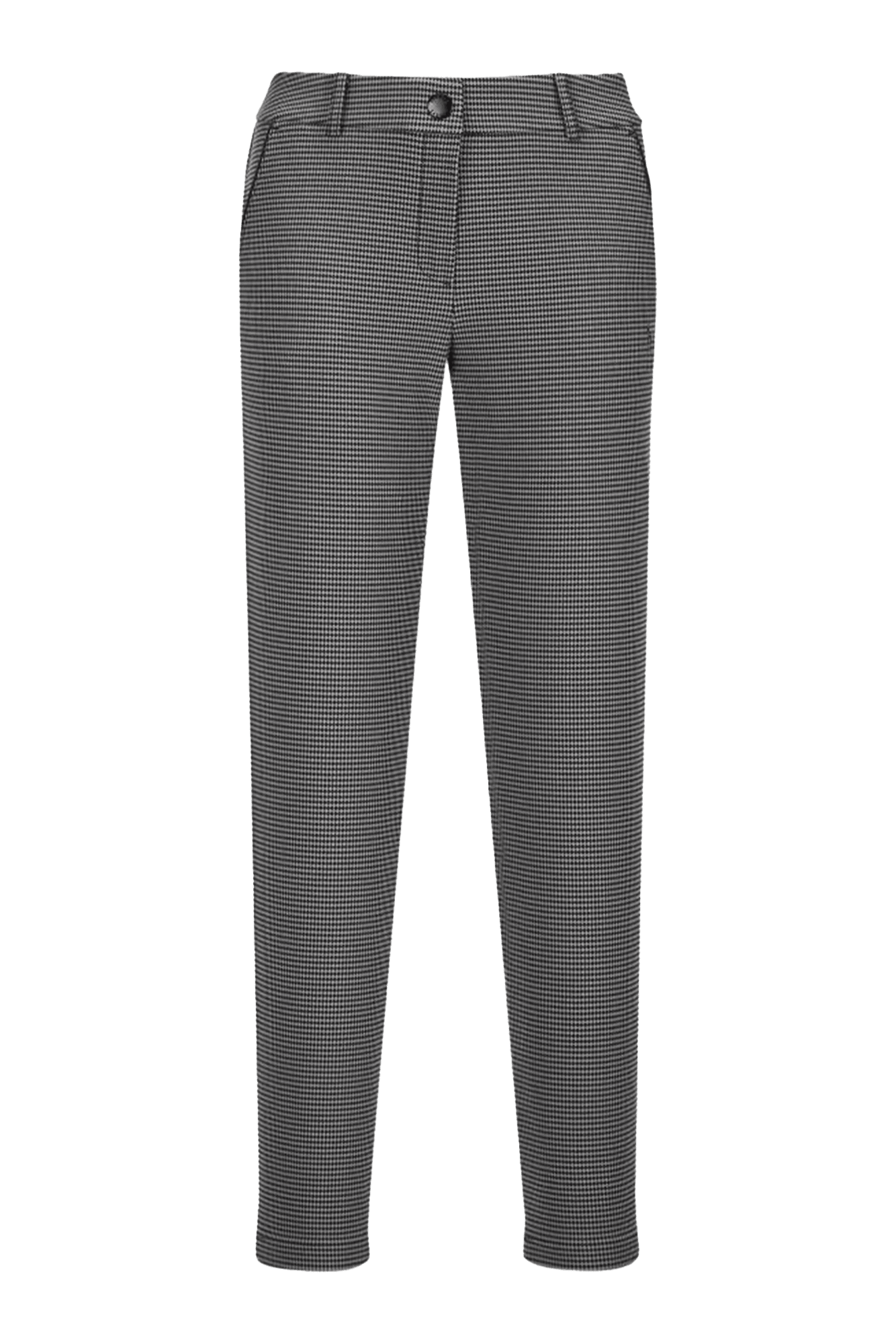 잔패턴 스트레치 팬츠