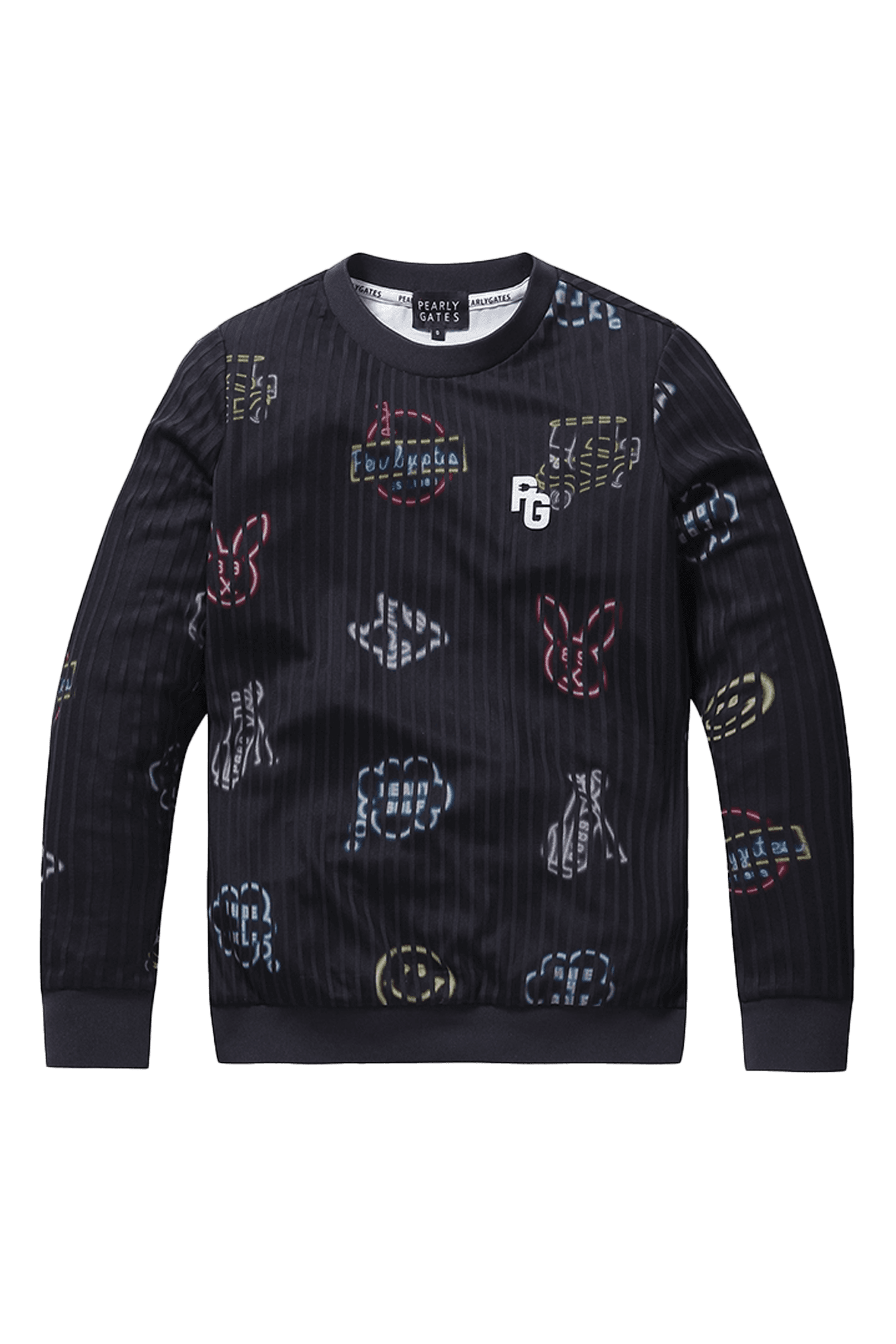 네온사인 긴팔 티셔츠