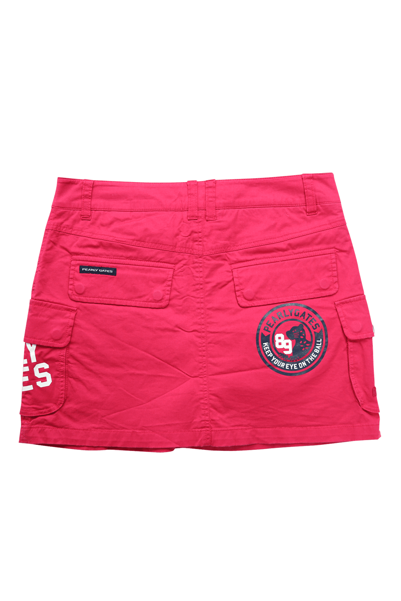 로고 포켓 스커트