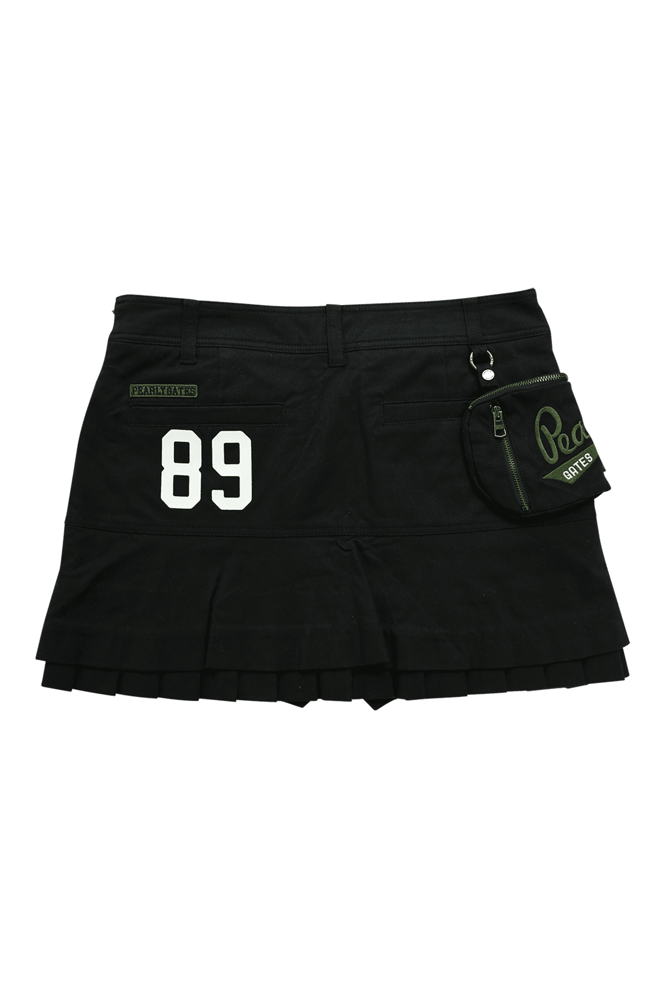 밑단 플리츠 볼케이스 스커트