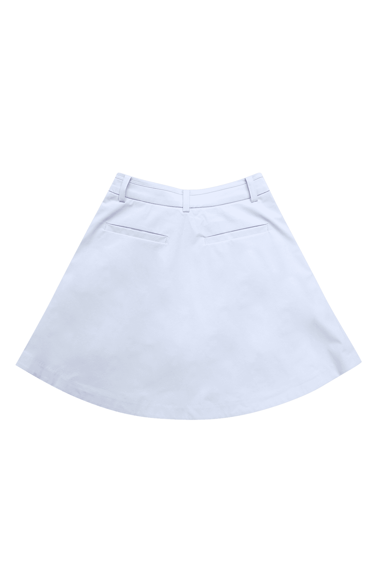 사이드 플리츠 플레어 스커트