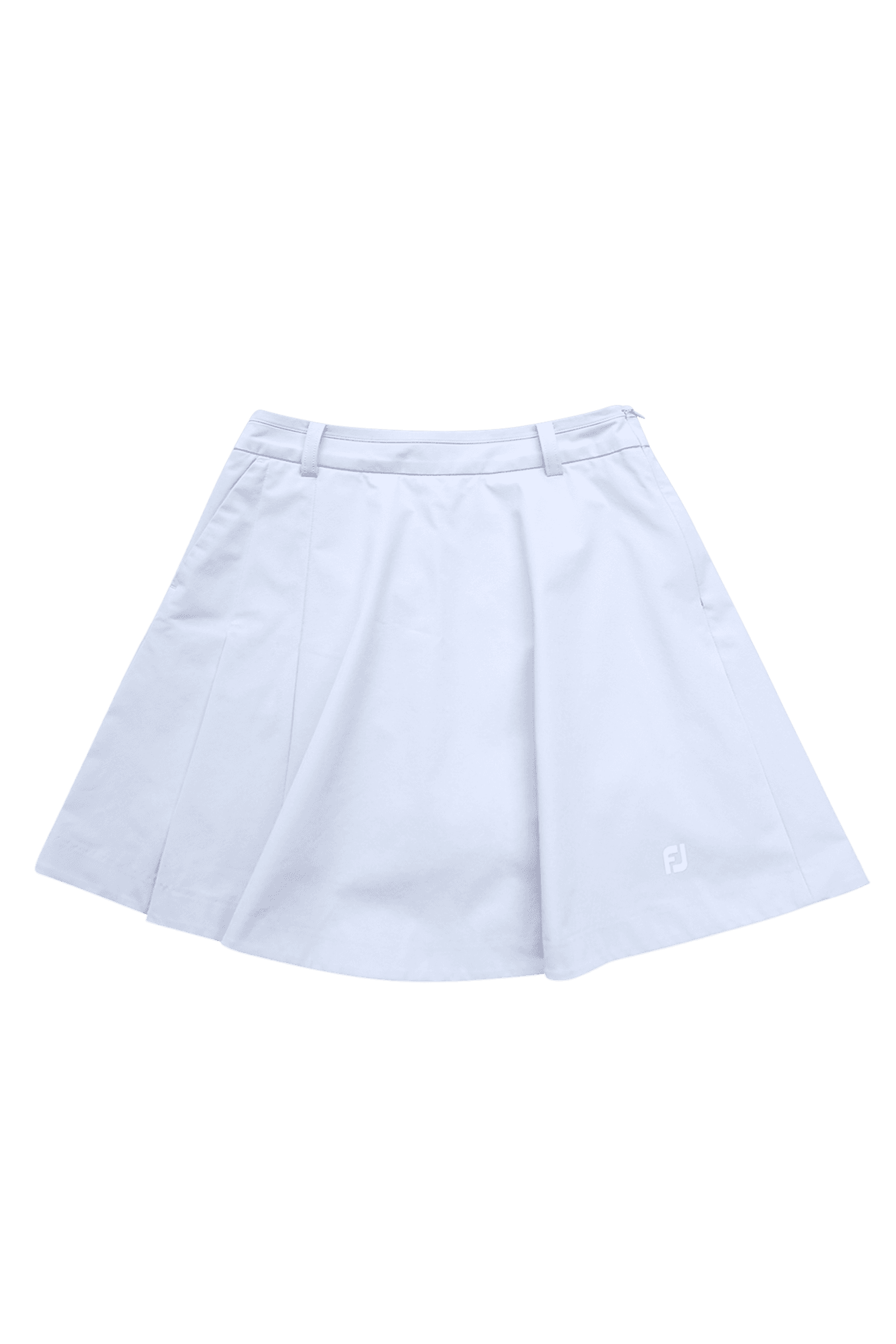 사이드 플리츠 플레어 스커트