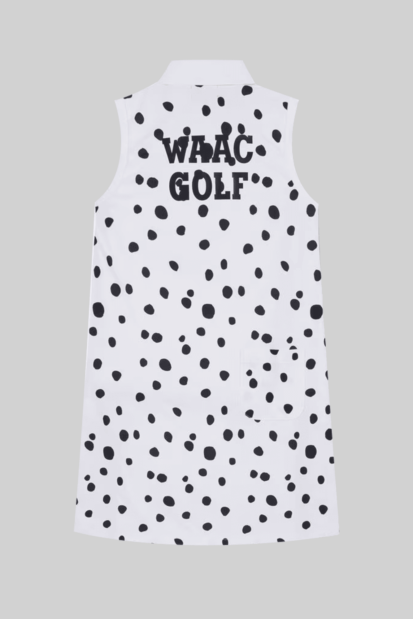 달마시안 패턴 폴로 원피스