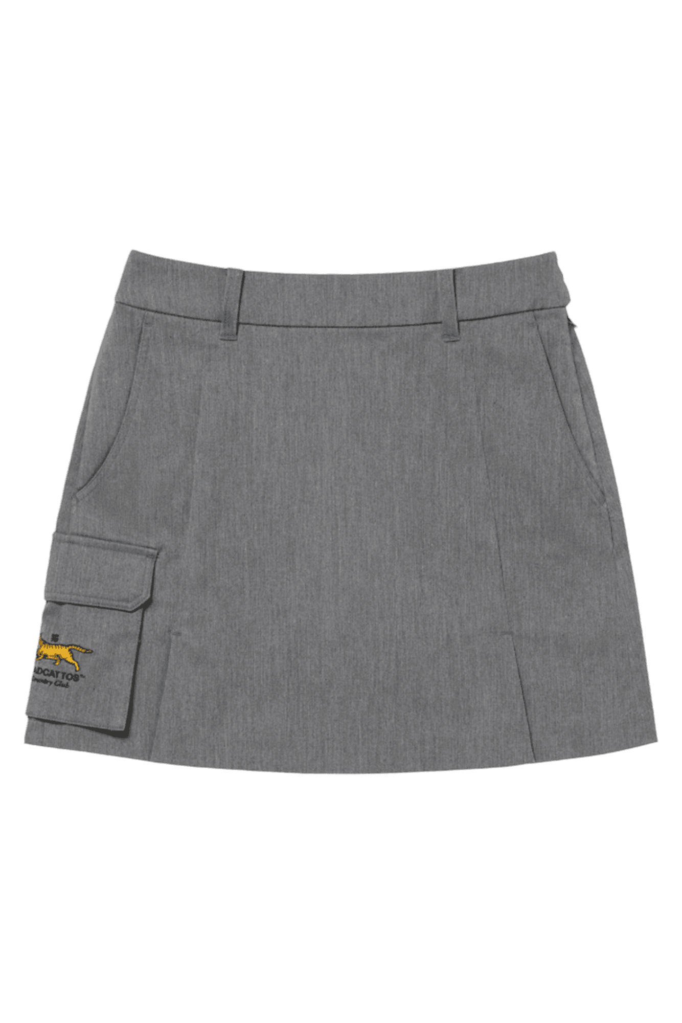 사이드 포켓 A라인 스커트