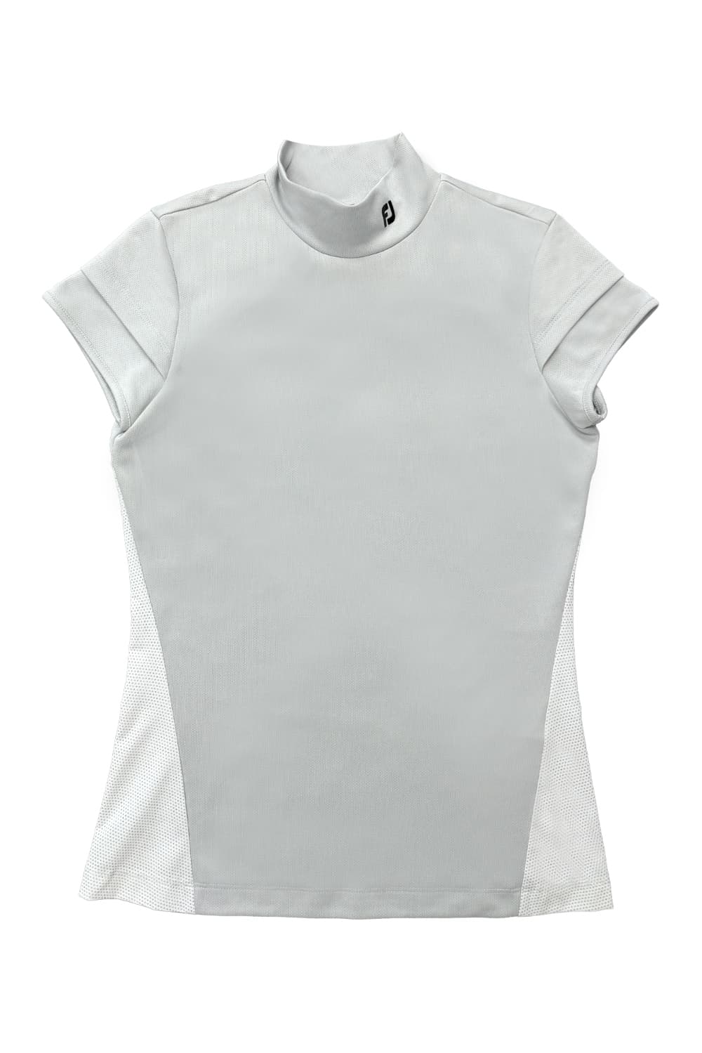 소매 포인트 도트 패턴 반팔티