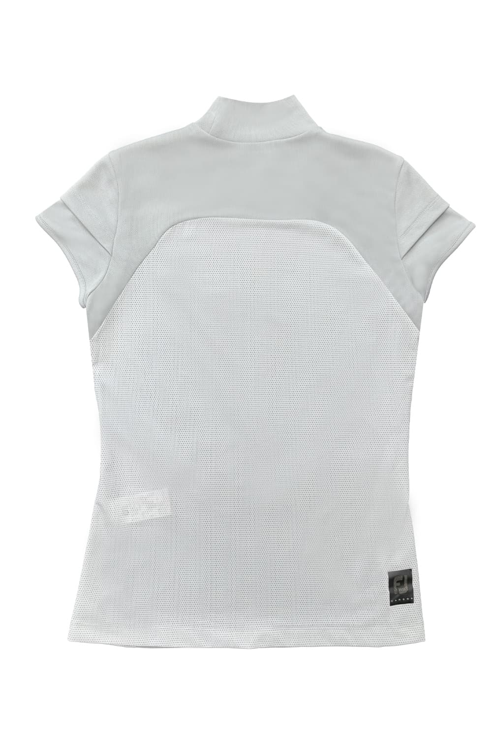 소매 포인트 도트 패턴 반팔티