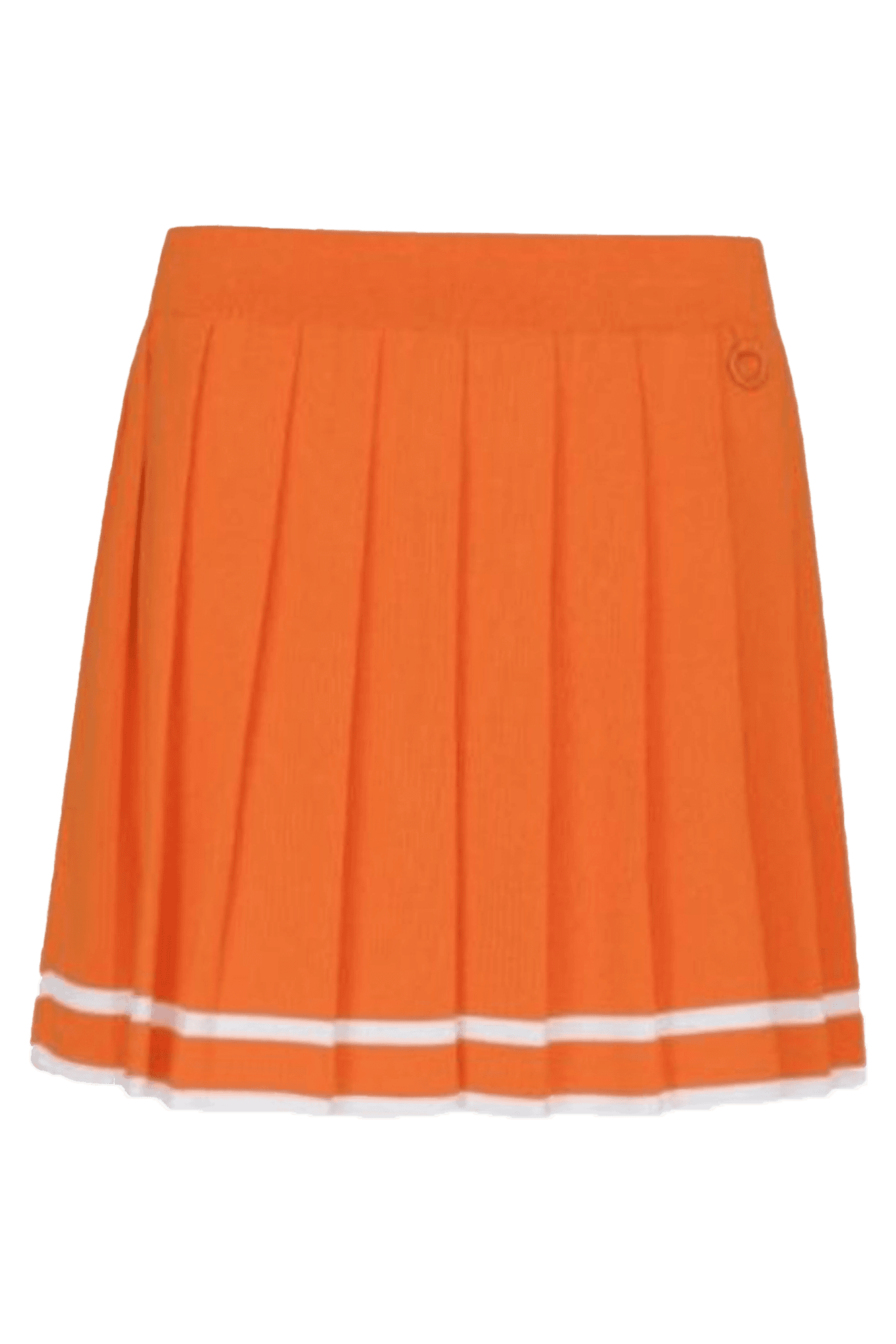 오렌지 니트 스커트