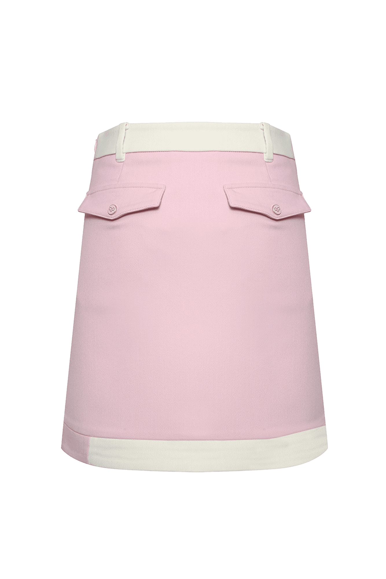 밑단 포인트 스커트