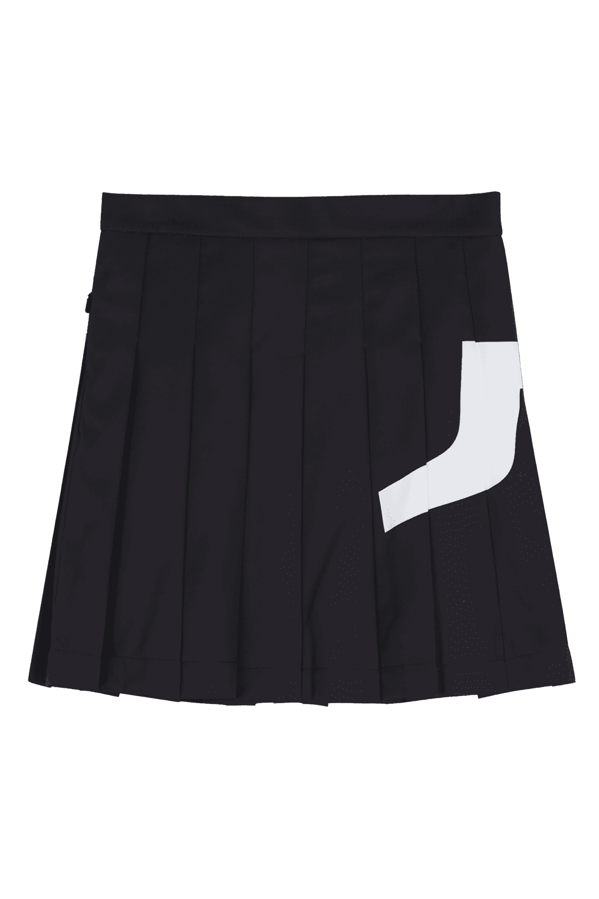 로고 플레어 스커트