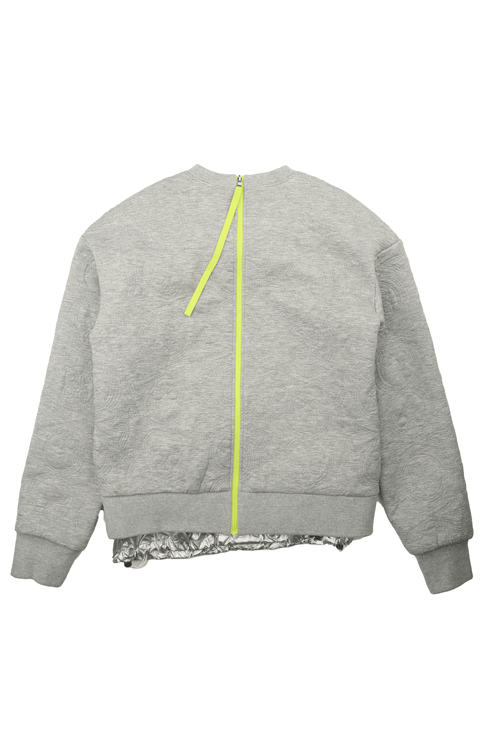 화이트 방풍 목티 그레이 아우터