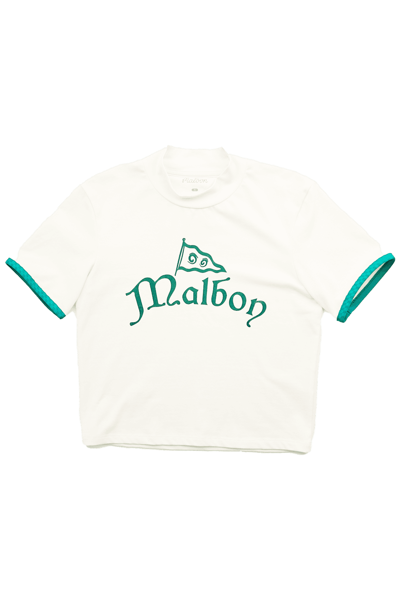 플레그 로고 모크넥 티셔츠