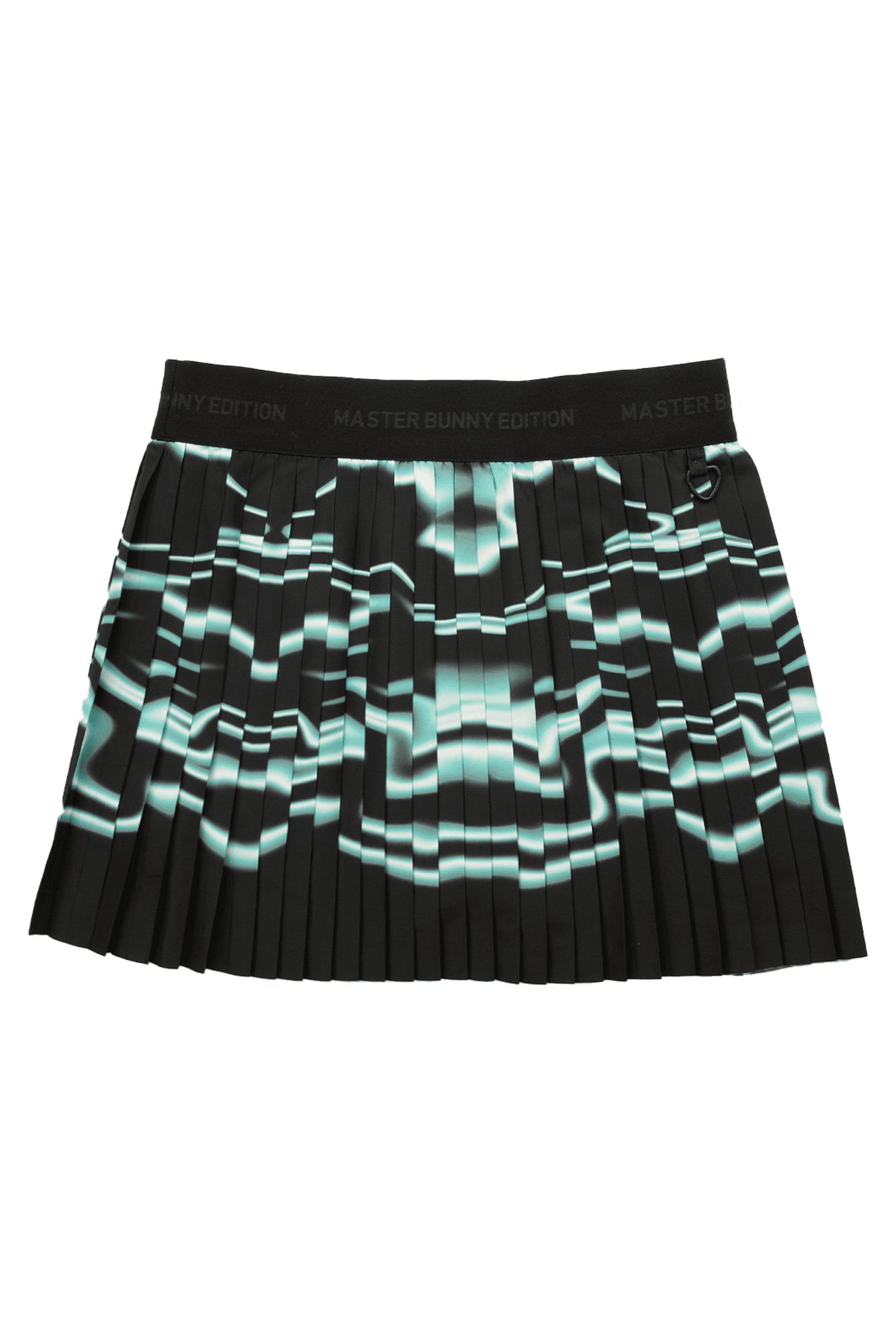 패턴 플리츠 큐롯 스커트