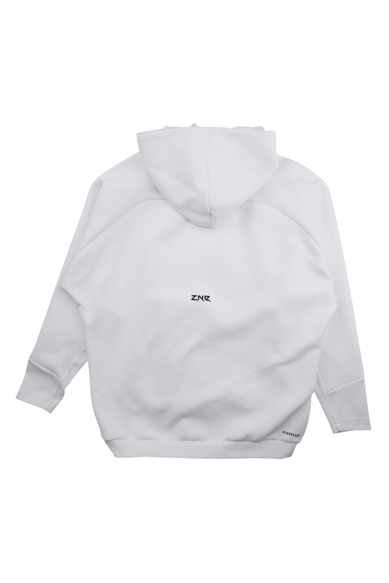 화이트 베이직 후드티