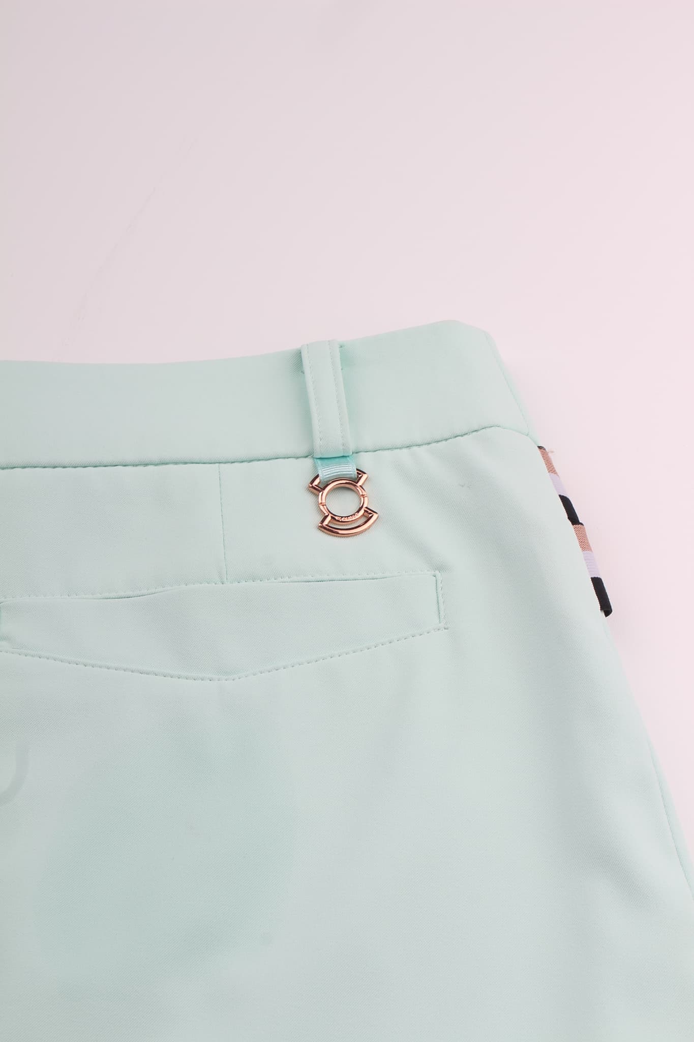 부분 플리츠 A라인 큐롯 스커트