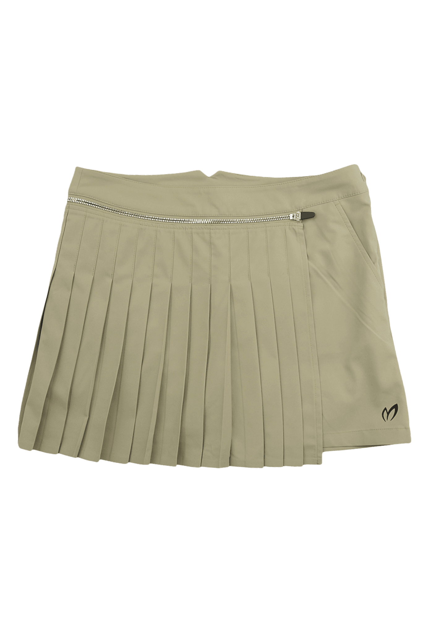 지퍼 플리츠 큐롯스커트