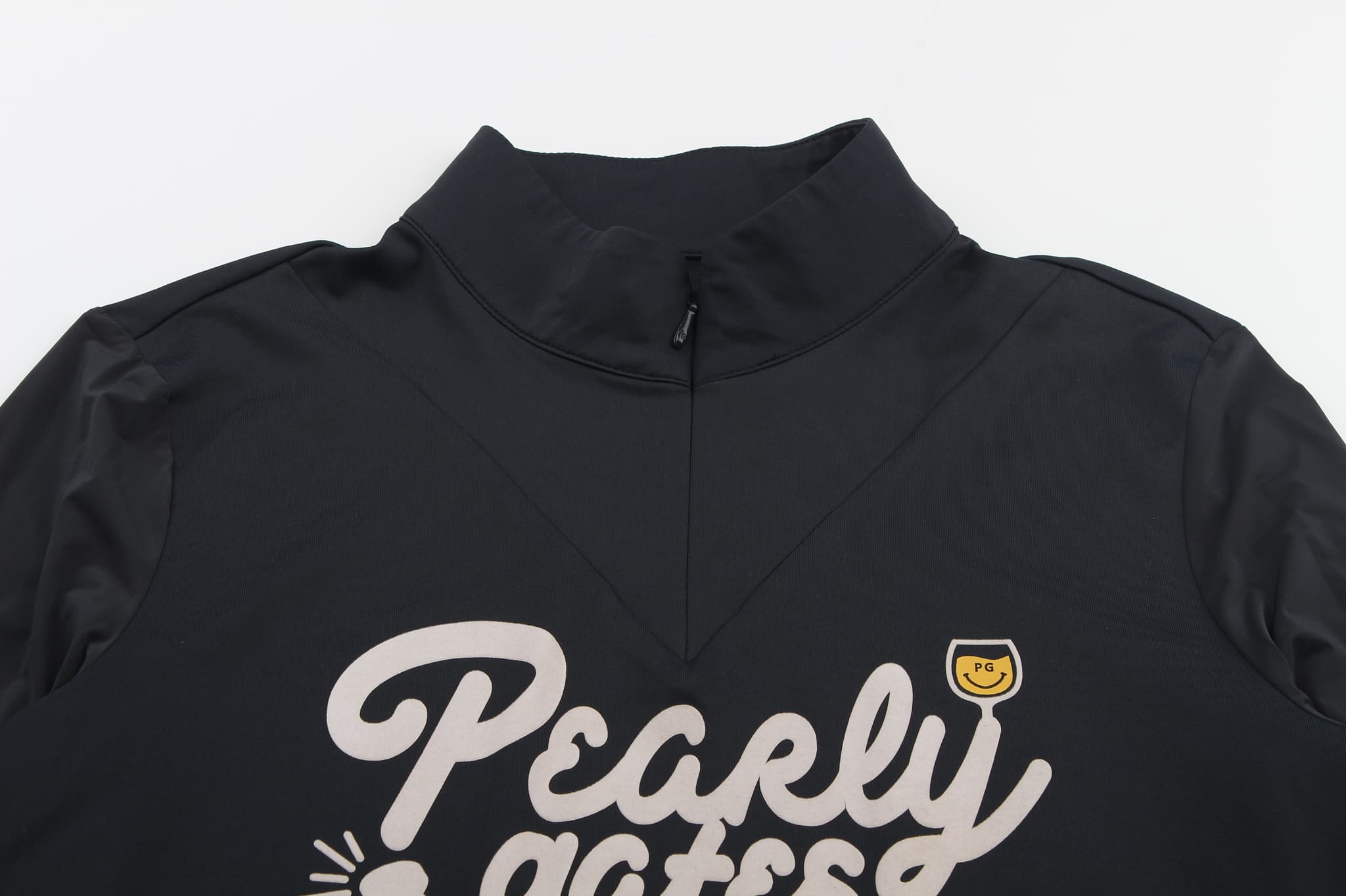 빅 레터링 쿨링 반집업 티셔츠