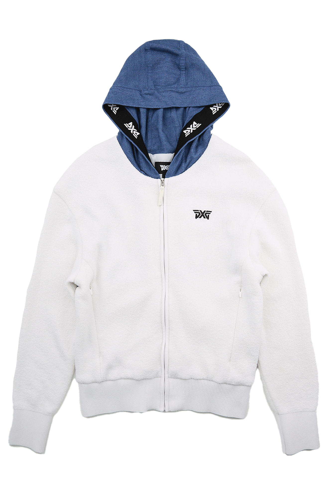 여성 풀집업 후드 니트