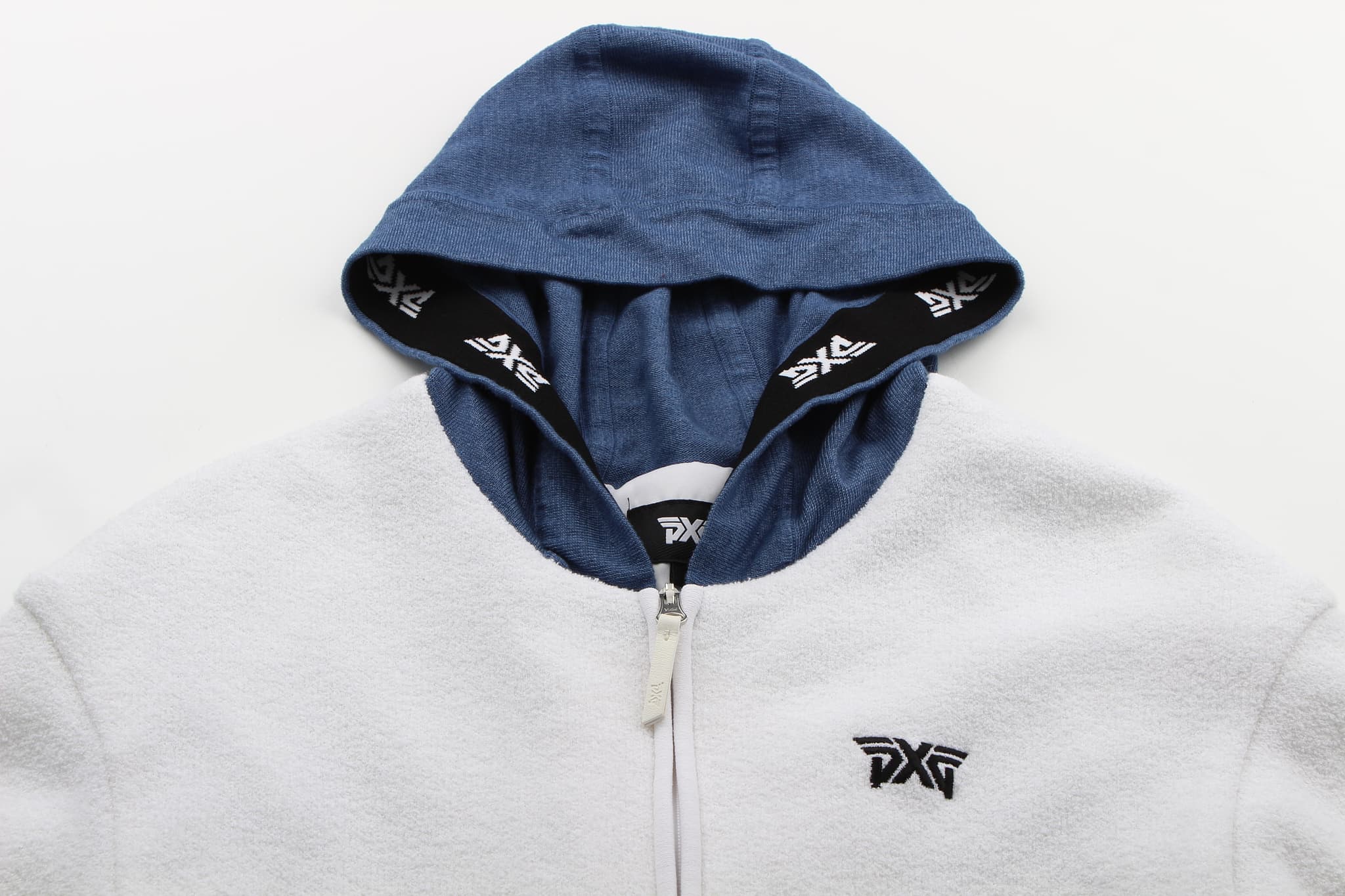 여성 풀집업 후드 니트