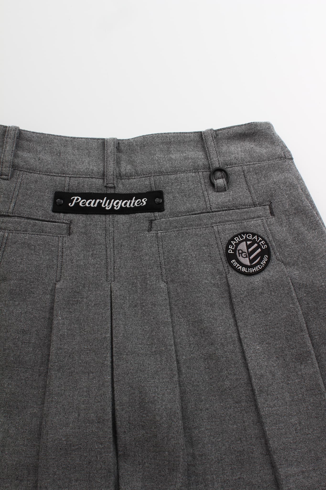 여성 심볼 버튼 큐롯 스커트