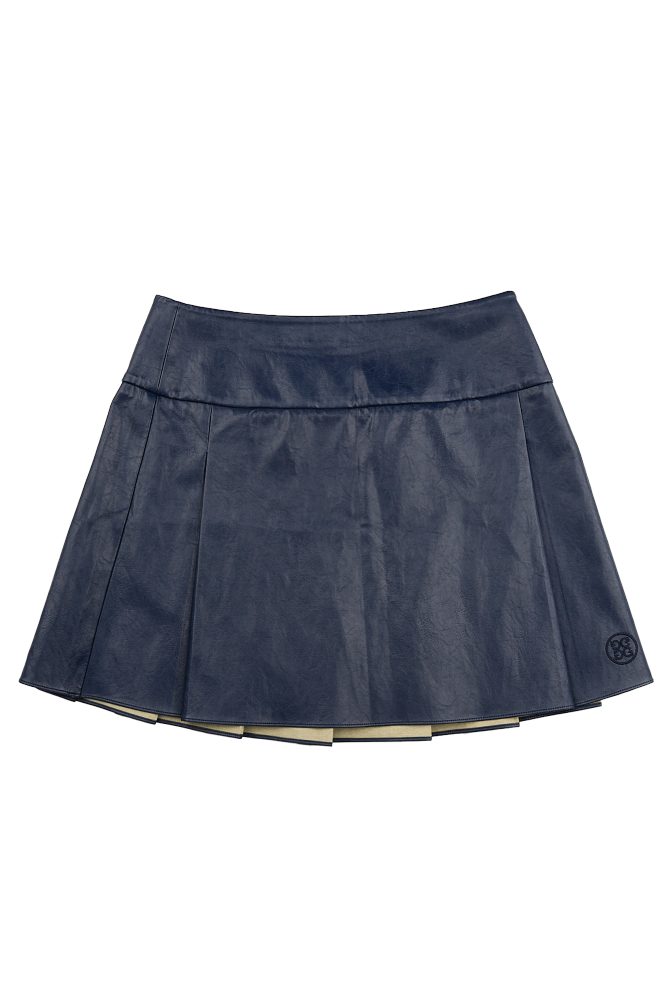 비건 레더 스커트