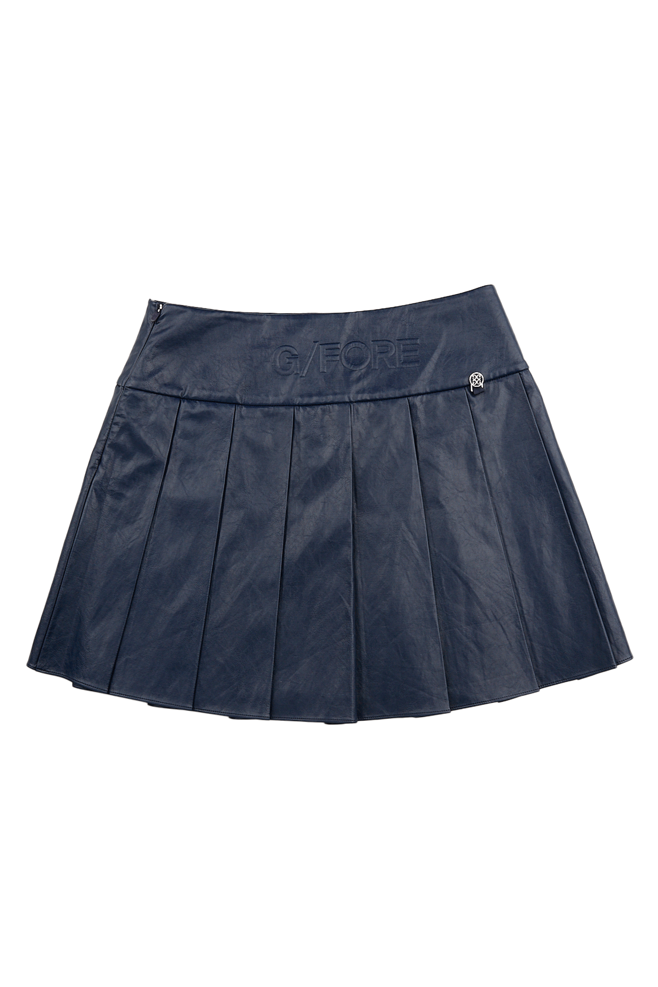 비건 레더 스커트