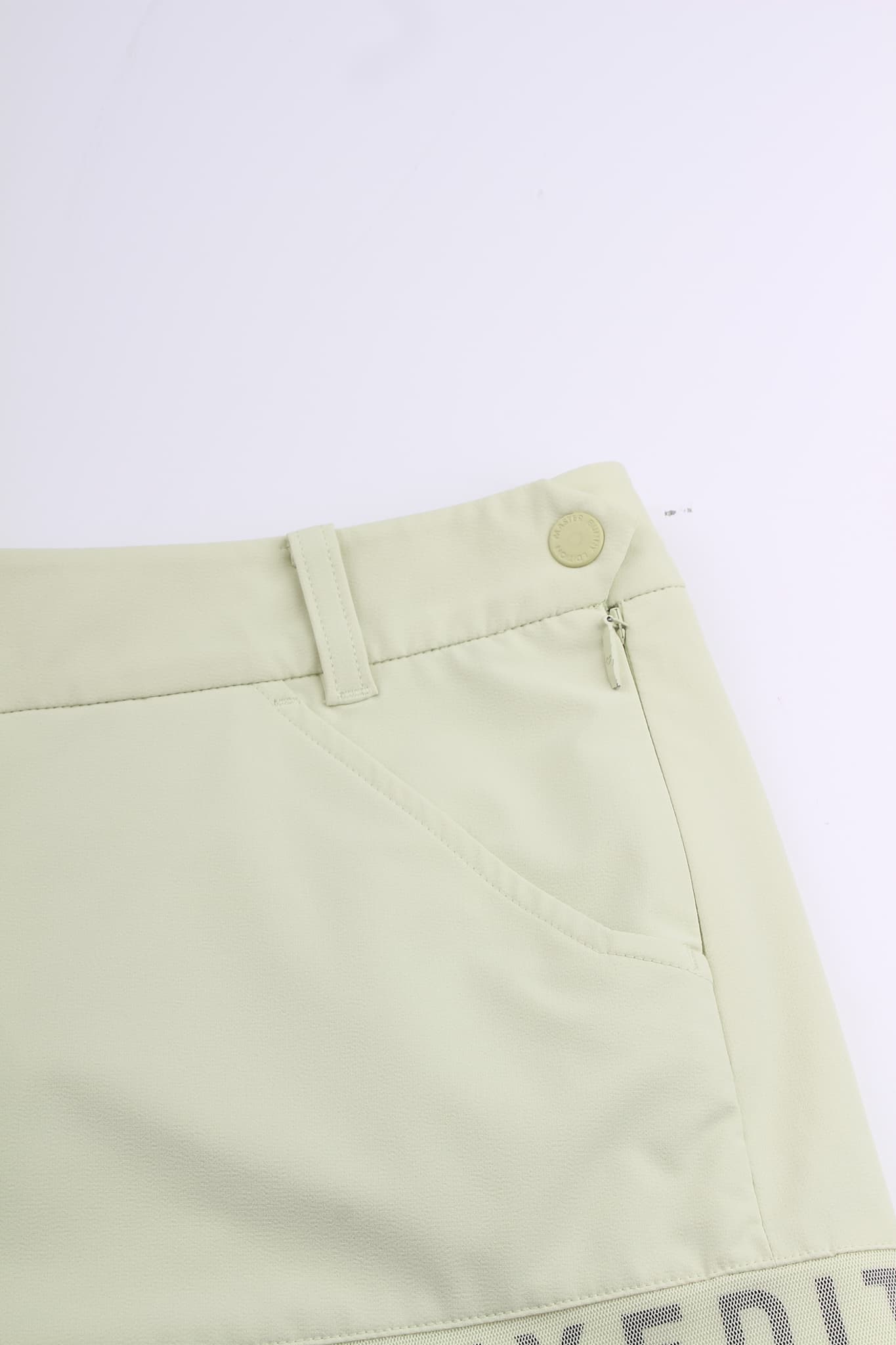 펀칭 플리츠 큐롯 스커트