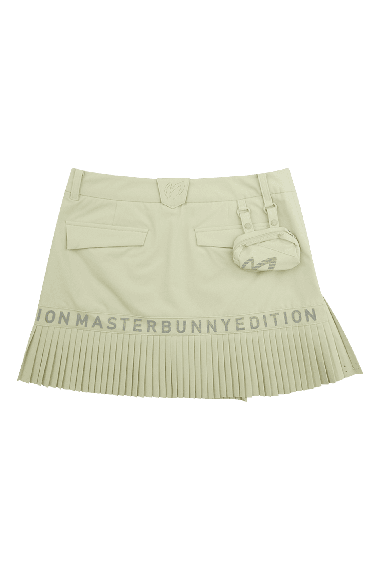 펀칭 플리츠 큐롯 스커트