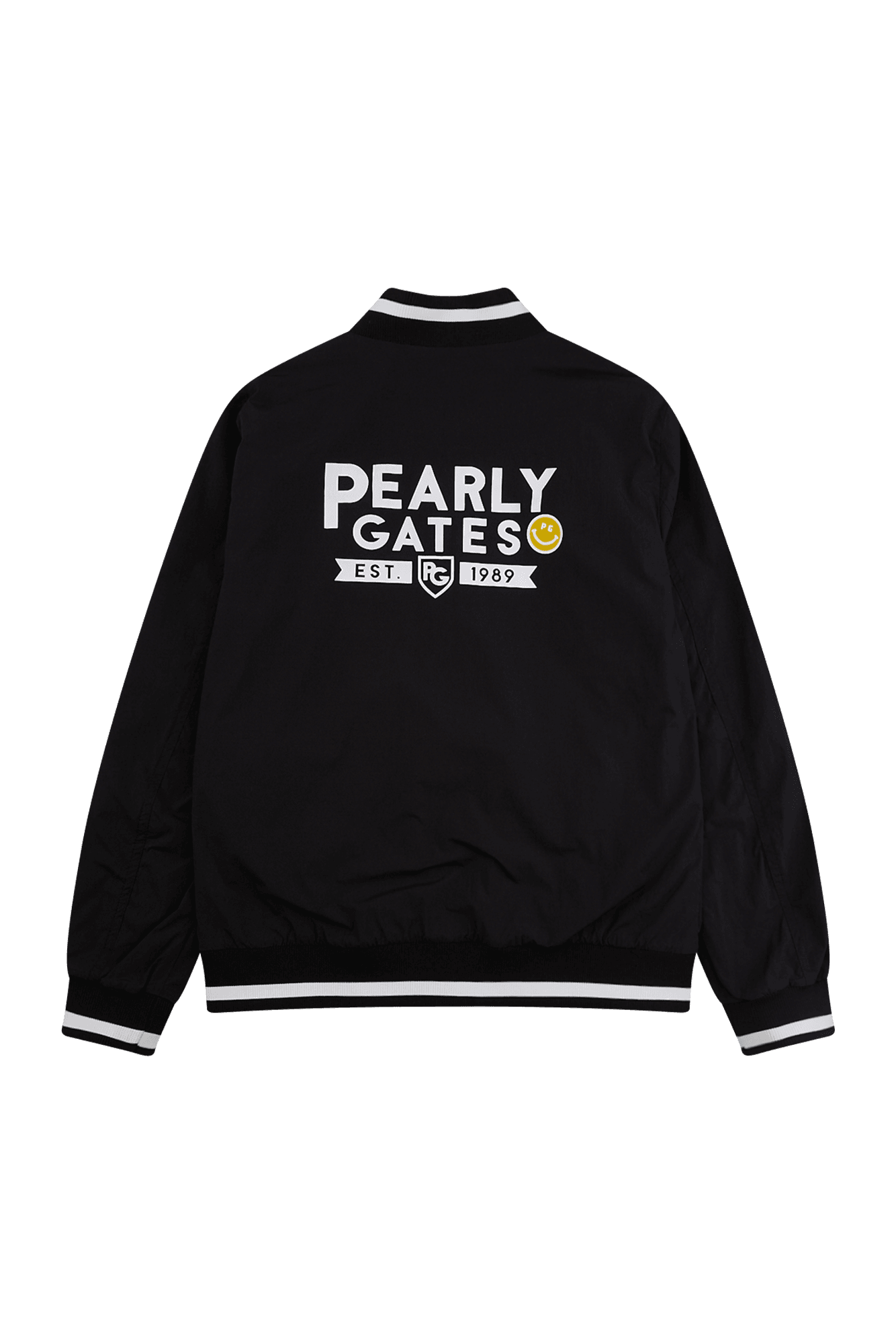 여성 스마일 레터링 블루종