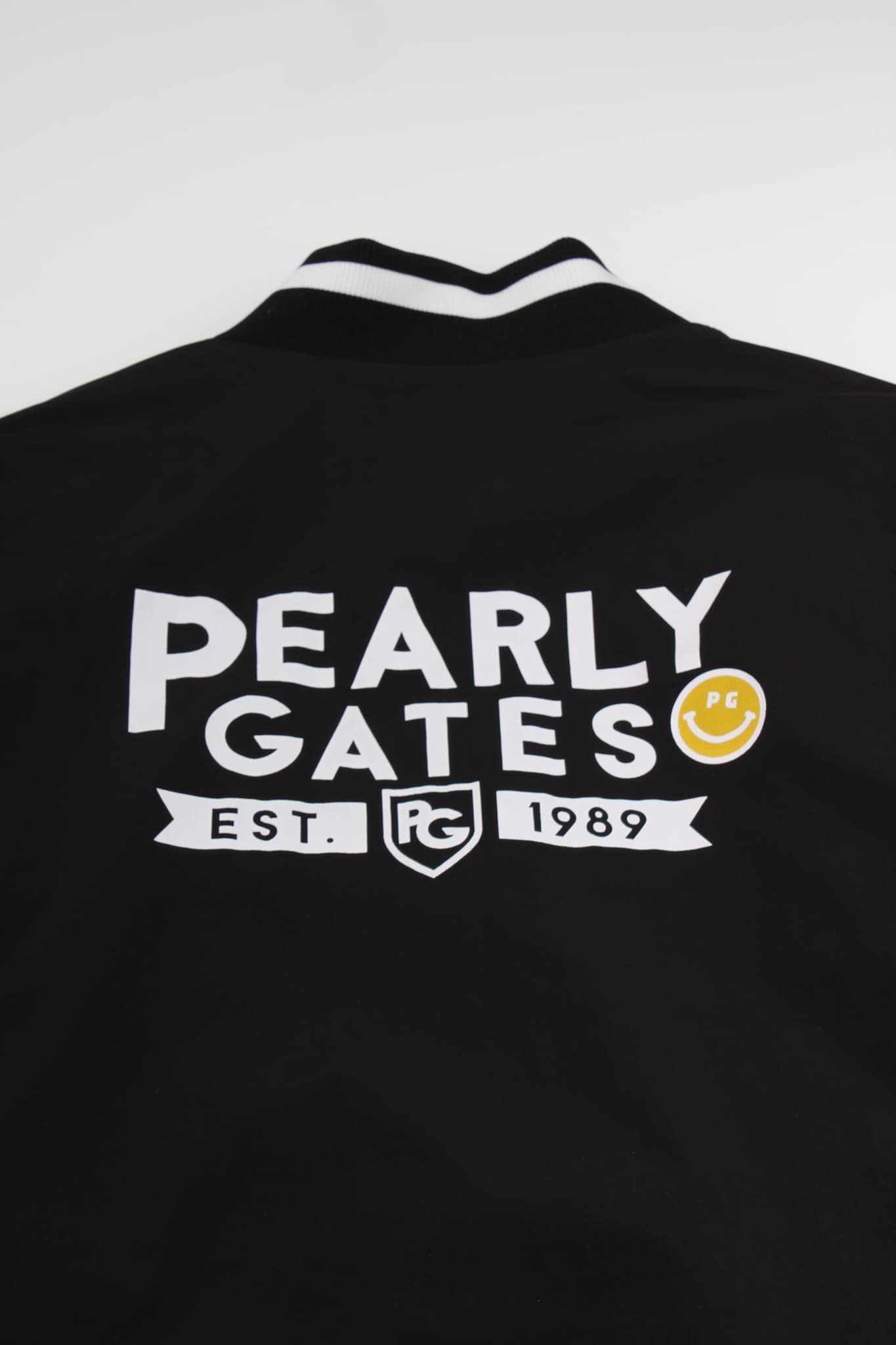 여성 스마일 레터링 블루종