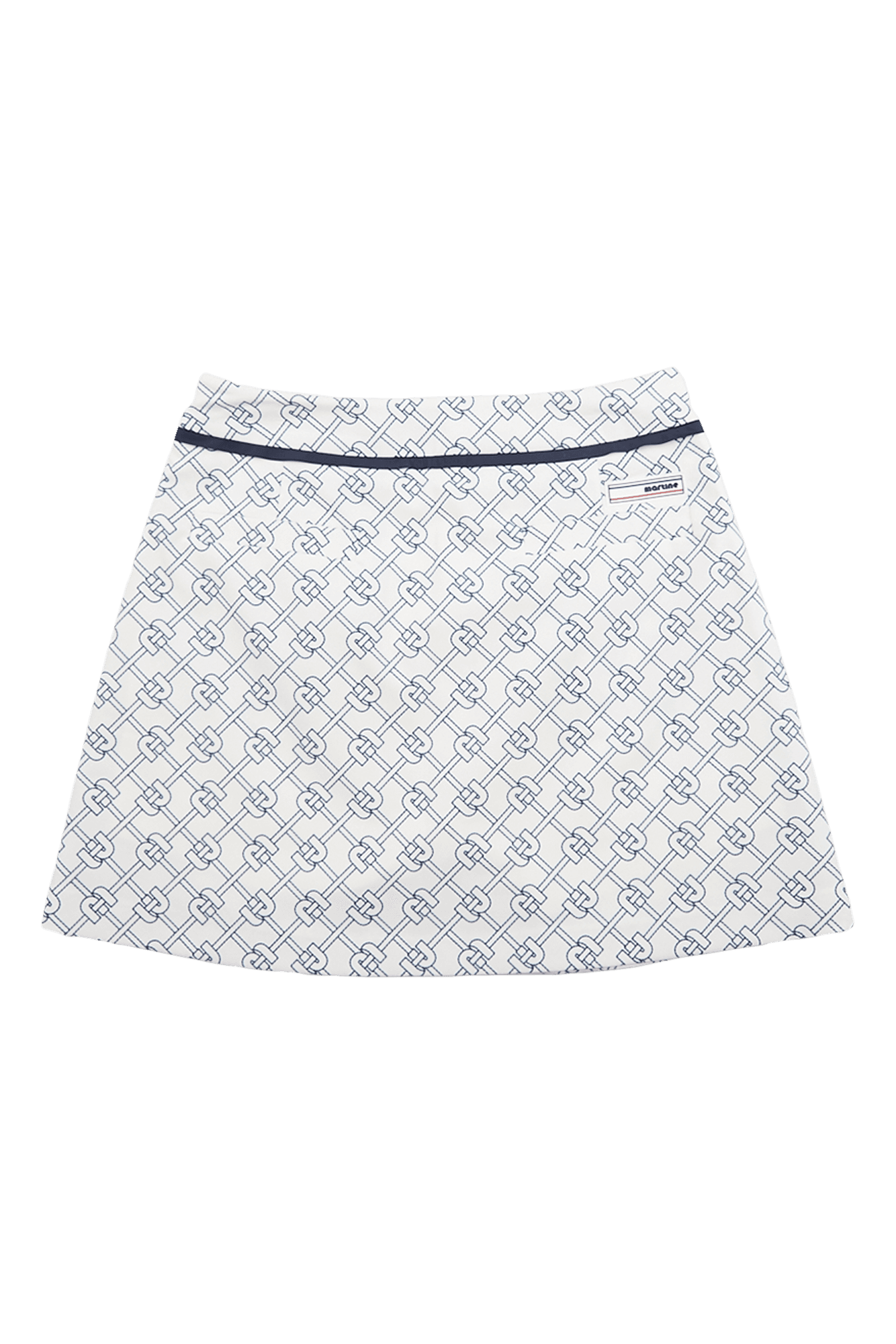 올오버 심볼 큐롯 스커트