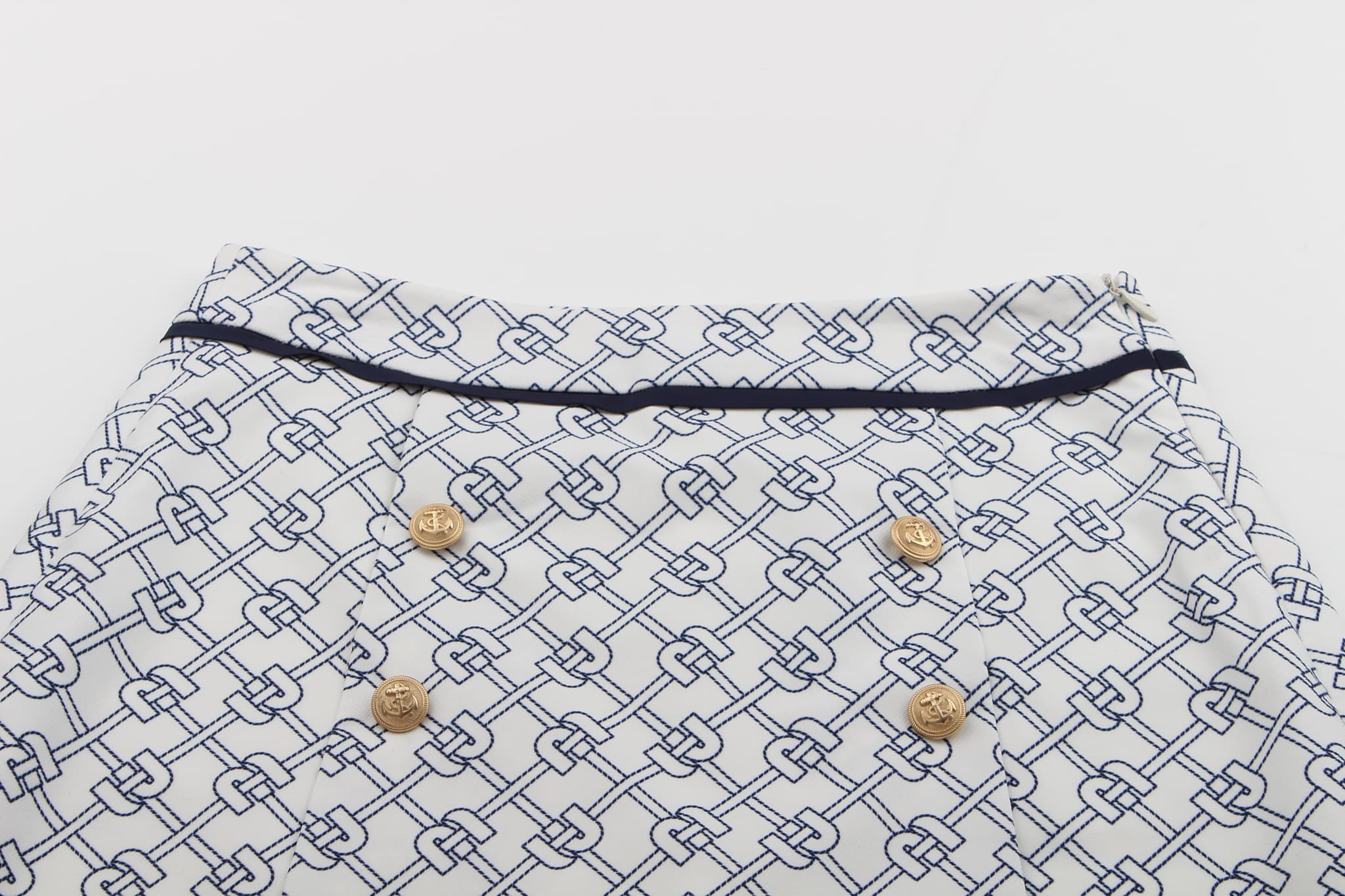 올오버 심볼 큐롯 스커트