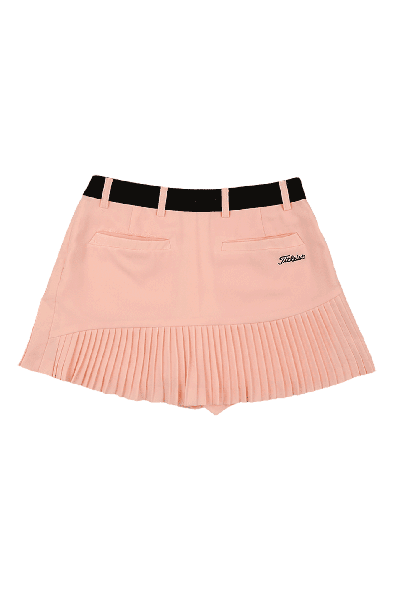 백 포켓 플리츠 스커트