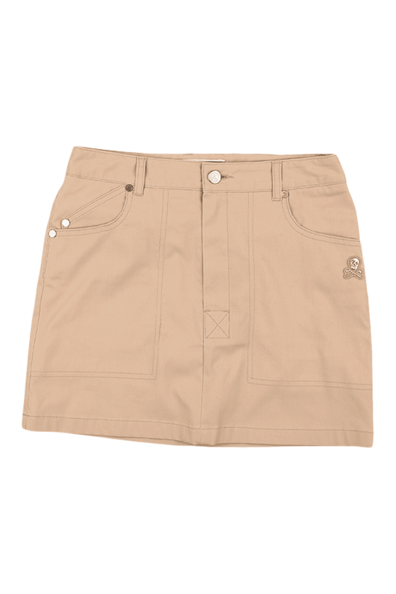 H라인 스컬 포인트 스커트