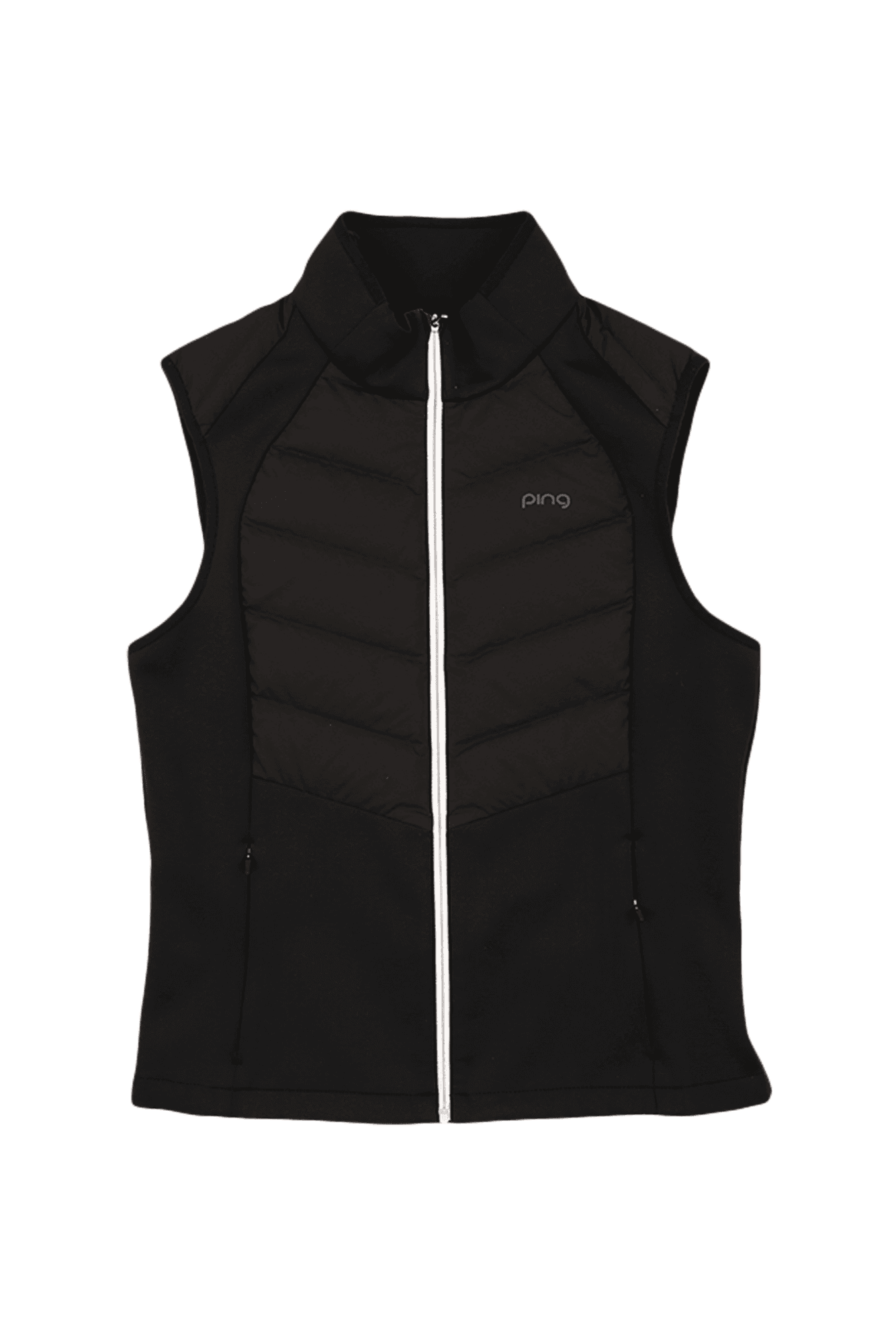 하이브리드 구스 다운 패치 점퍼 베스트