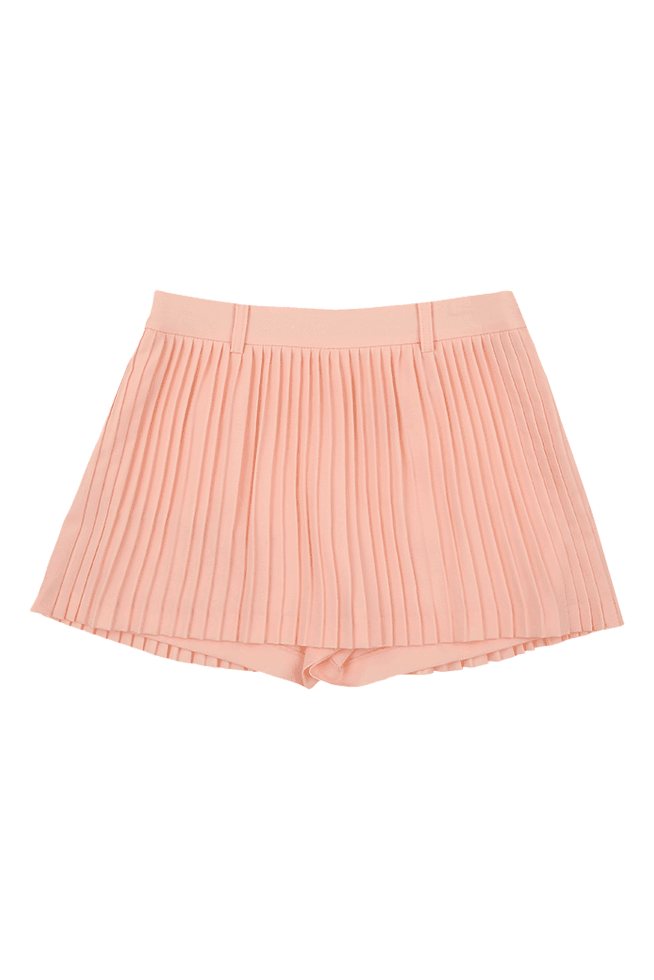 백 포켓 플리츠 스커트