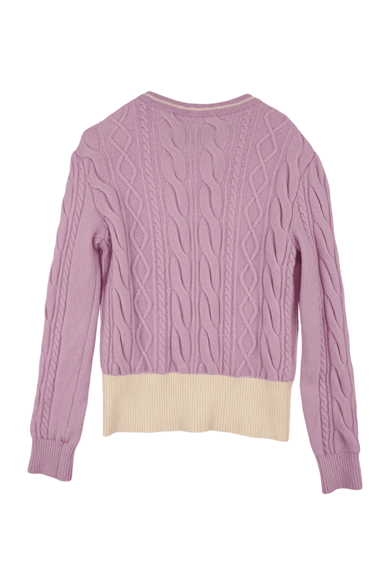 케이블 방풍 스웨터