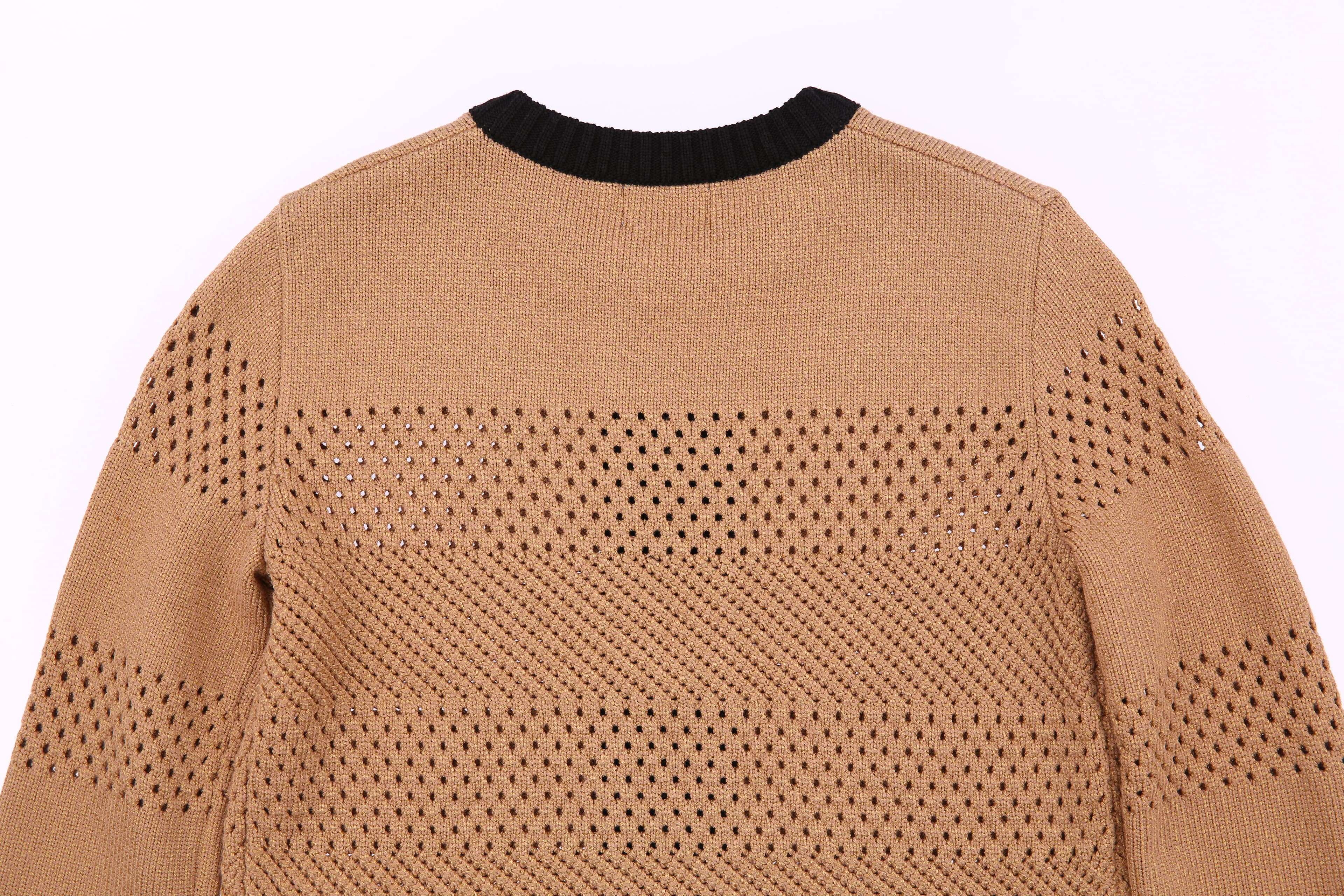 크로셰 레터링 니트 집업 가디건